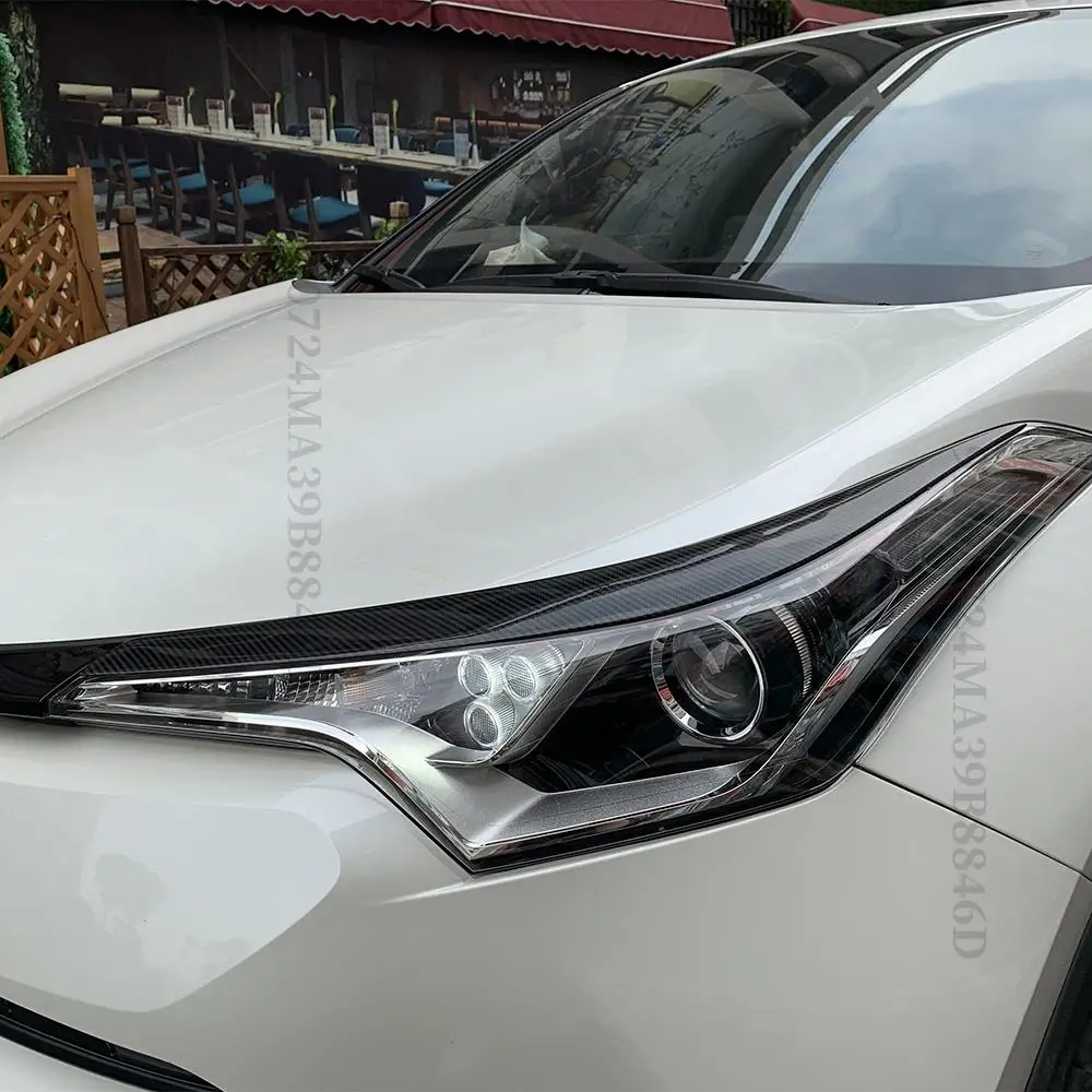 Sport Tuning Wide Body Kit Accessories Facelift For TOYOTA CHR C-HR 2015-2022 Front Headlight Eyebrow Brow Extension Part Tuning