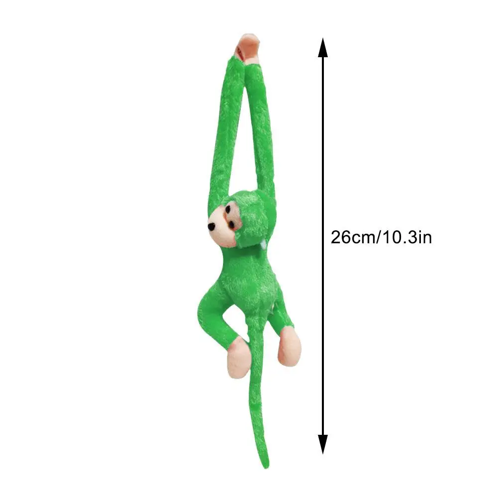 الذراع الطويلة قرد أفخم دمية اللون محشوة قرد لطيف الحيوان ألعاب من القطيفة الإبداعية الستار دمية معلقة قرد حزام الستار