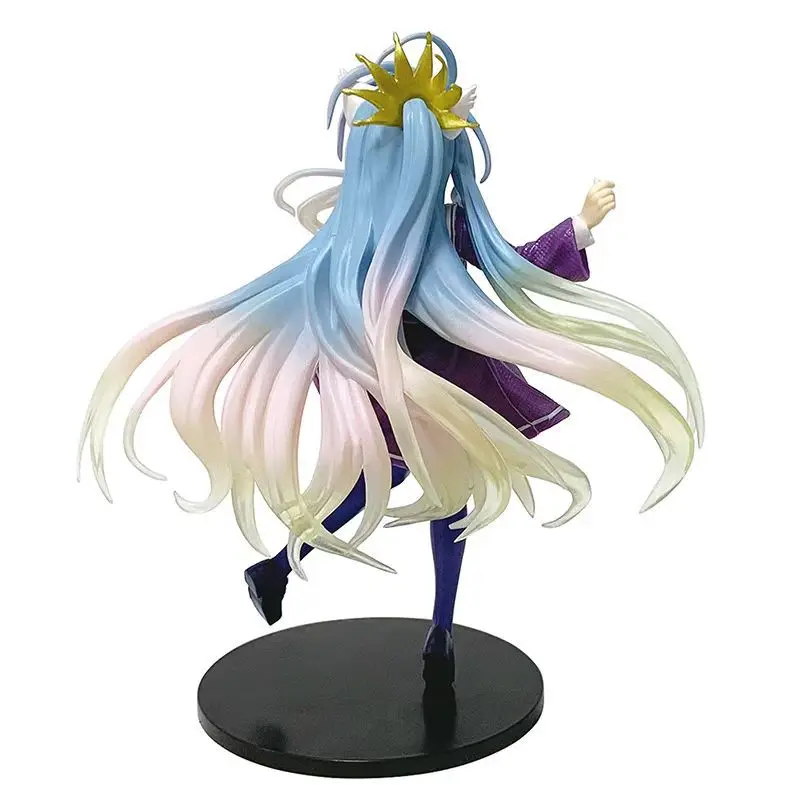 18CM NGNL No Game No Life Anime Bianco "Figura Anime PVC Anime Action Figures Collezione di modelli Ornamento Modello anime Giocattolo regalo