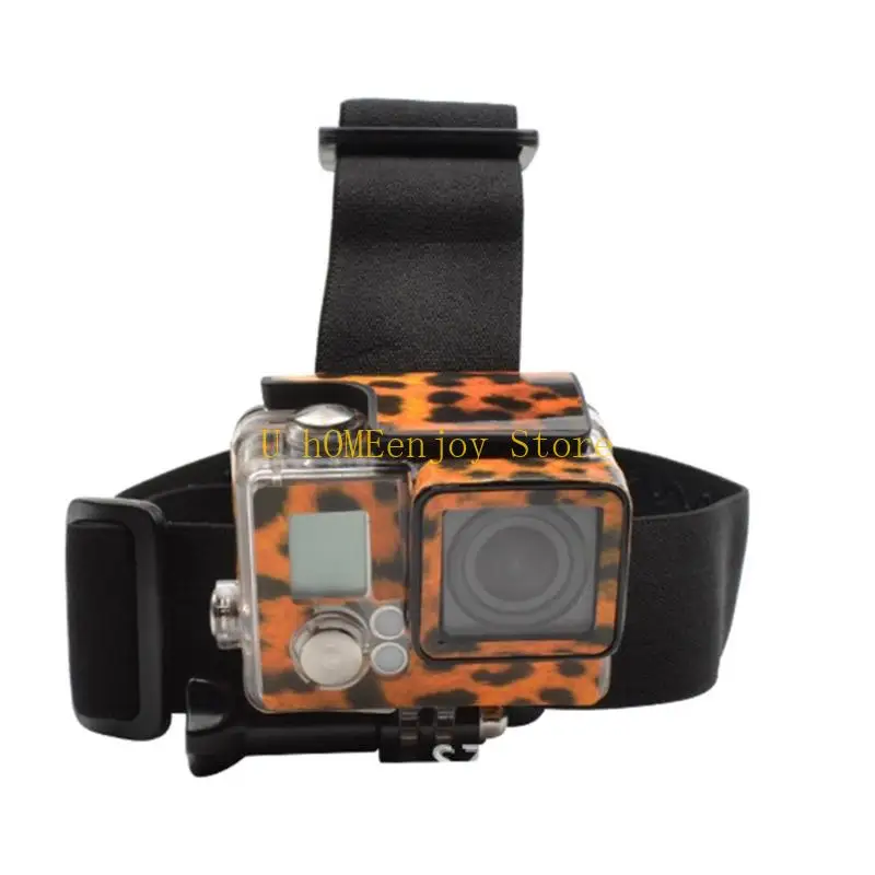 B0KF 4pcs Breathable Head Strap Phone Holder Stabilized For Cycling Skiing Live Broadcast