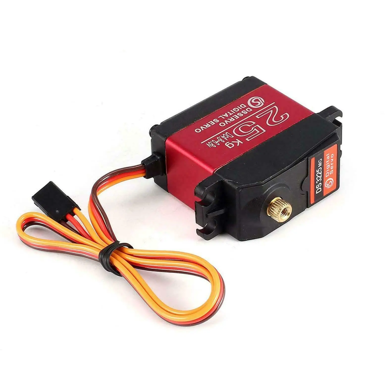 1/2/6/10/20pcs Dsservo Waterproof Servo DS3225 25KG High Speed  180/270/360 Degree Metal Gear Digital Servo for 1/8 1/10 RC Cars