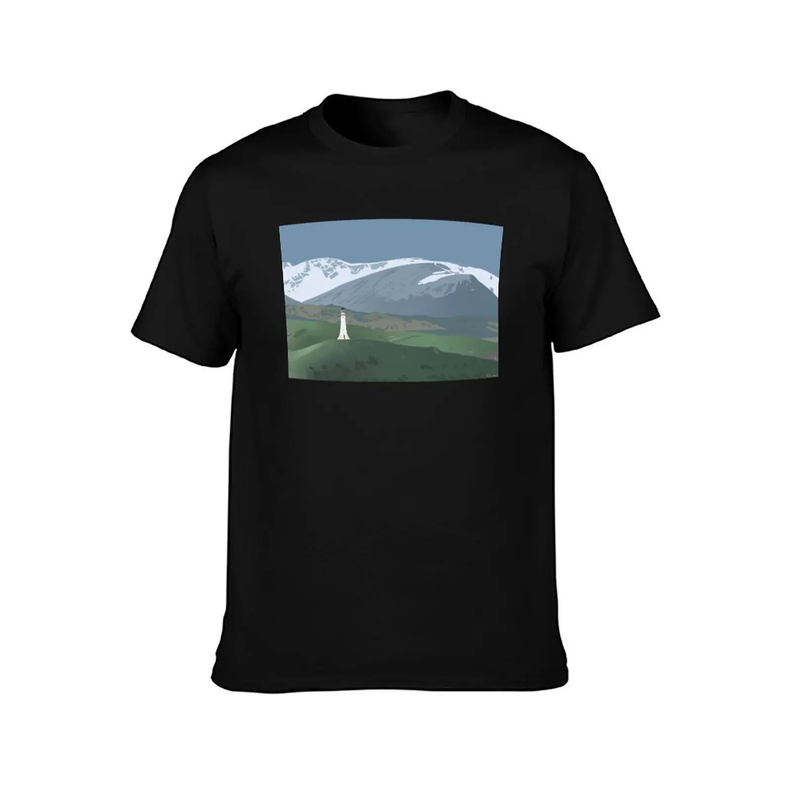 Hoad Monument, Ulverston, UK T-Shirt Basic Short Sleeve for Men T-Shirt