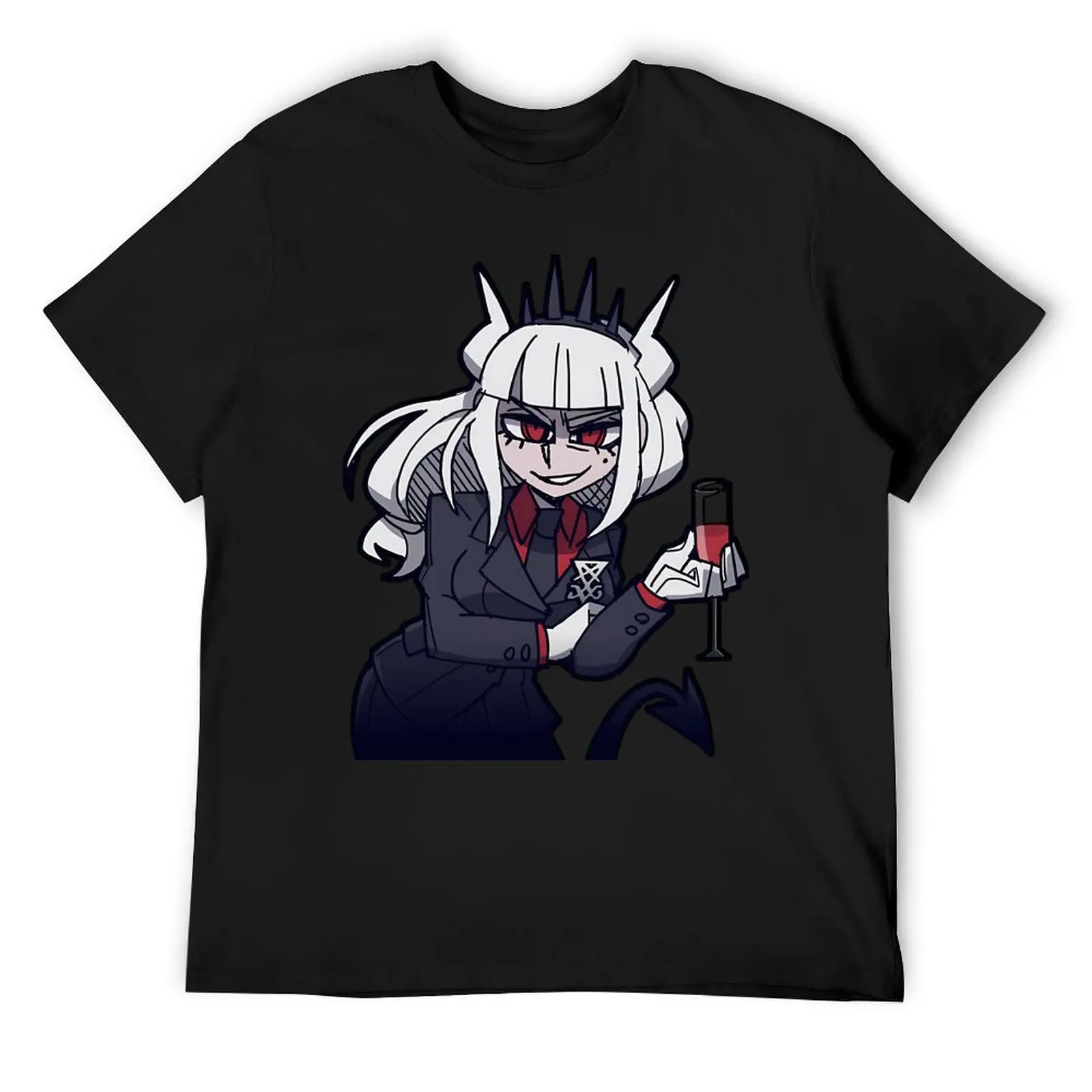 Smug Lucifer-Helltaker- s/рубашки/футболка More, мужская футболка, роскошная мужская мужская одежда