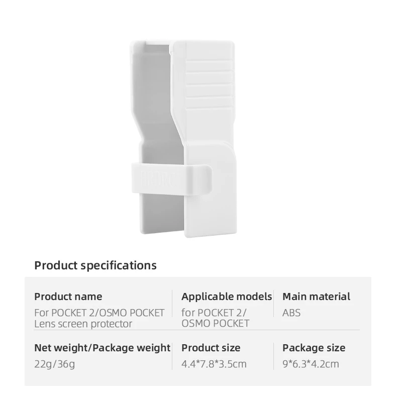 Защитная крышка для объектива ABFN, экран объектива, встроенная защитная крышка, защитная крышка от столкновений для Pocket 2/Osmo Pocket