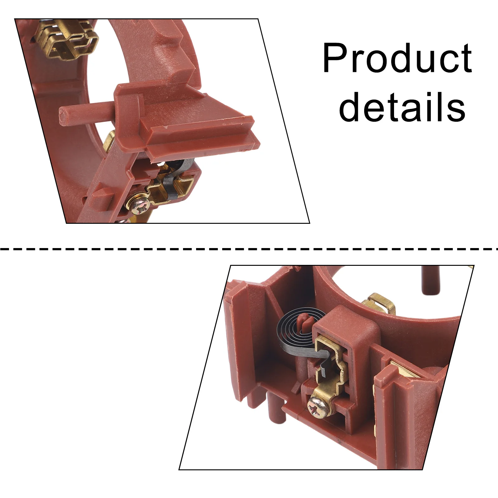 

For Bosch GSH 11 E Compatible Carbon Brush Holder 1600A005AF and Carbon Brush 1617014126 Replacement Parts Suitable for GSH11E