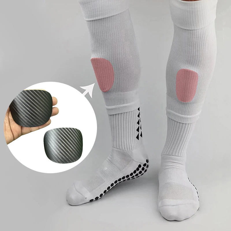 Shock Absorbing Mini Shin Pad, Protetor de Perna, Resistente ao Choque, Leve, Portátil, Treinamento de Futebol, Shank Board, 1 Par