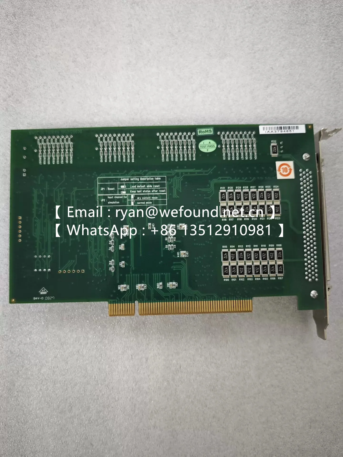 PCI-1756 64-ch Isolated Digital I/O PCI Card