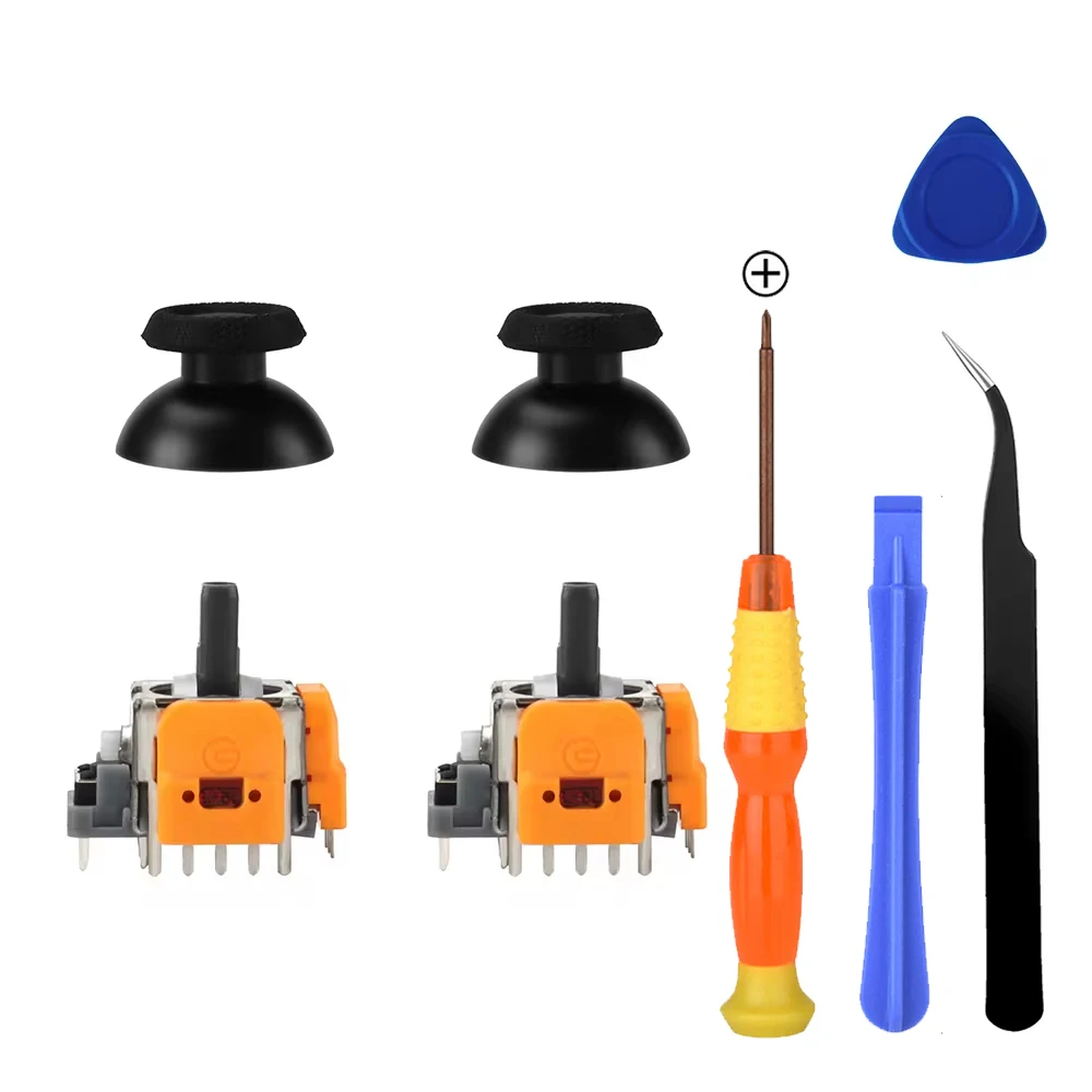عصا تحكم تناظرية ثلاثية الأبعاد لجهاز تحكم بلاي ستيشن 5 ، تأثير قاعة بديل ، ملحقات إصلاح أجزاء الإبهام ، DualSense ، PS5