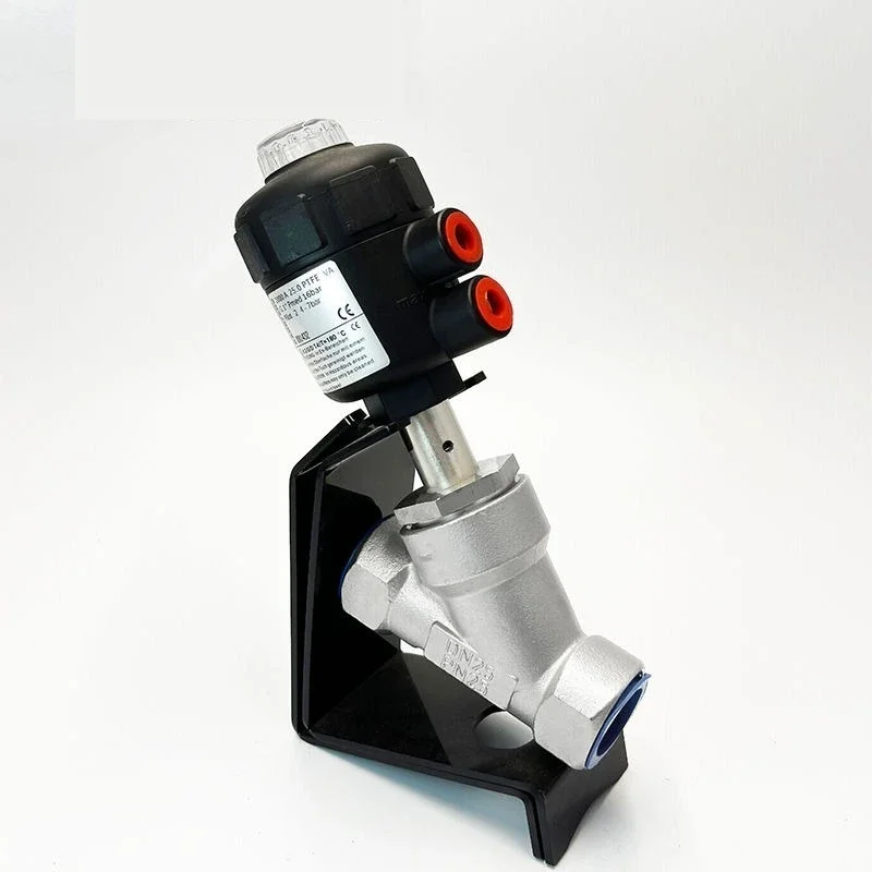 

304 Pneumatic Angle Seat Valve, Steam Pneumatic Valve Type Y Right Angle Valve, Automatic L Type Y Type Control Thread