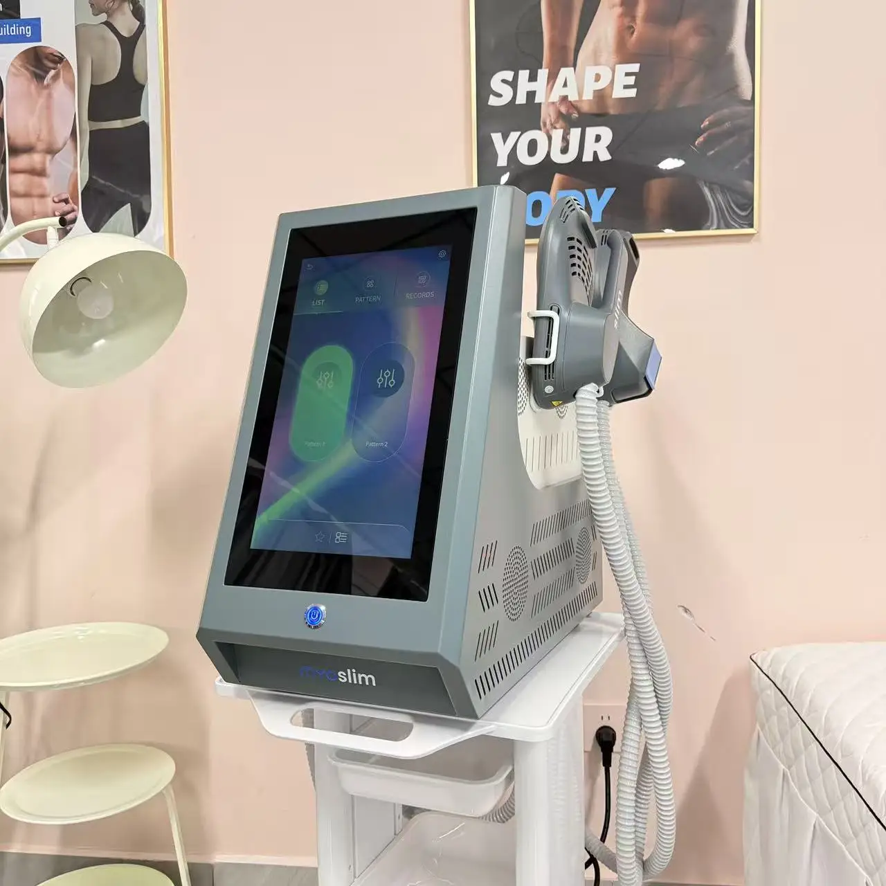 

Электрическая магнитная машина для похудения в форме мышц Scuplt для похудения, портативная тренировочная машина Ems Ems MYO slim