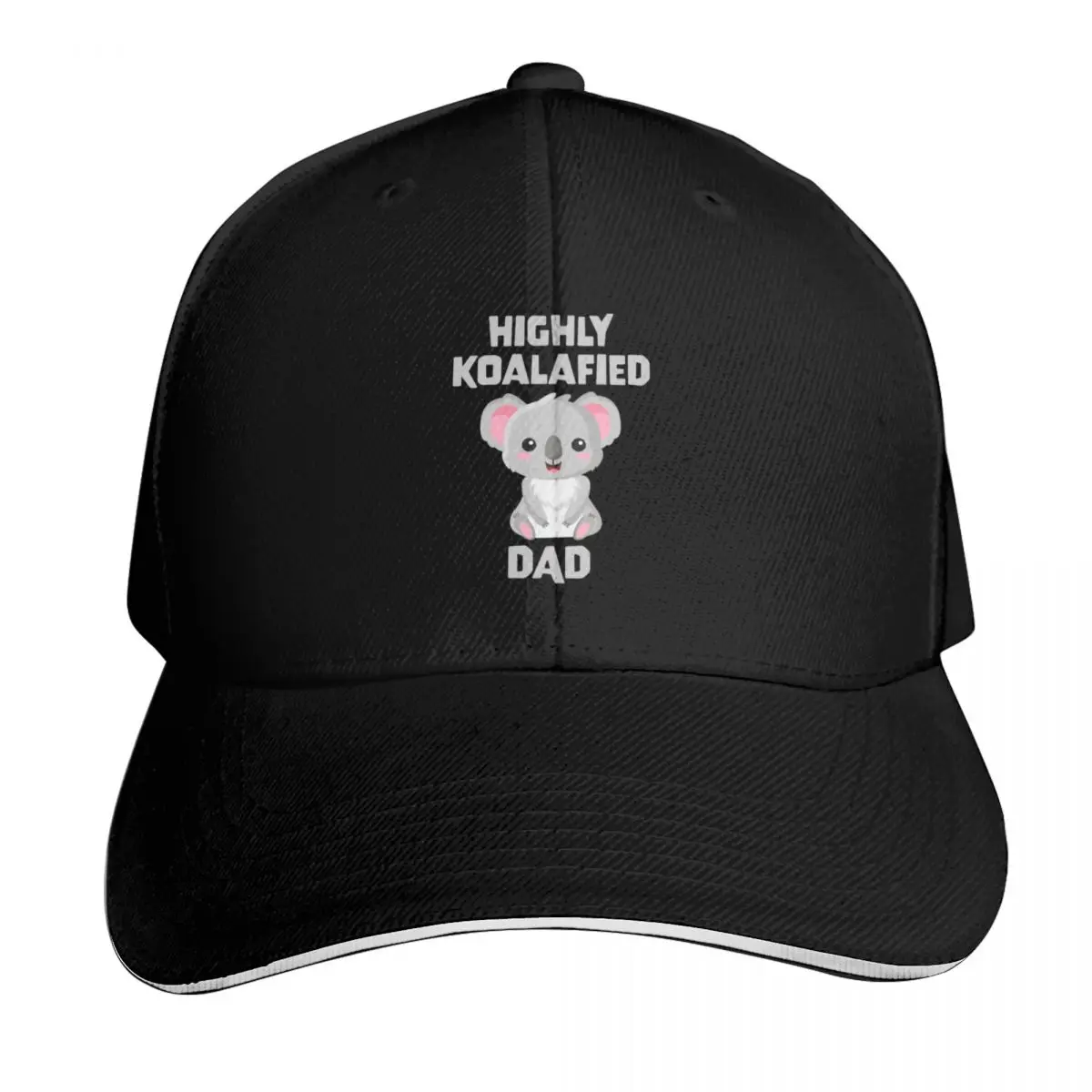 Highly Koalafied Dad Baseball Cap luxury woman cap beach hat Sunscreen hats on offer For Man Women's