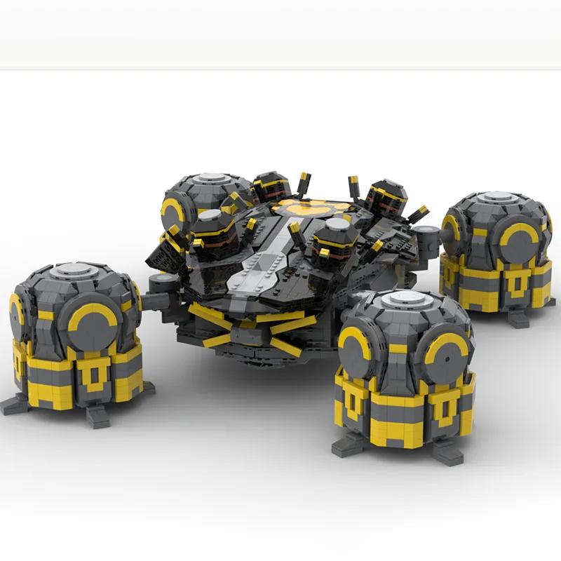 New Moc Building Blocks Military Model Four Wing Aviation Aircraft Modular Building Blocks Gift Children's Toys DIY Assembly Set