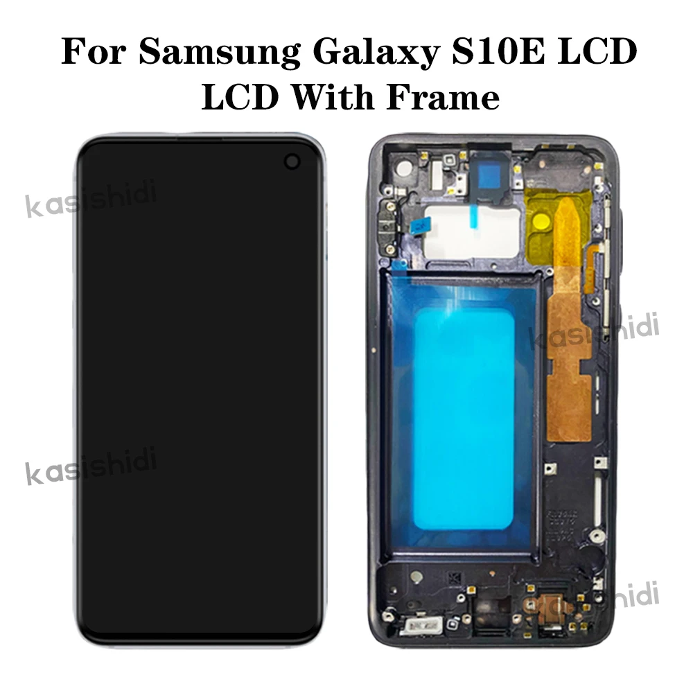 SUPER AMOLED LCD Display For SAMSUNG Galaxy S10E G970F/DS G970U G970W SM-G9700 LCD With Frame Touch Screen Digitizer Replace