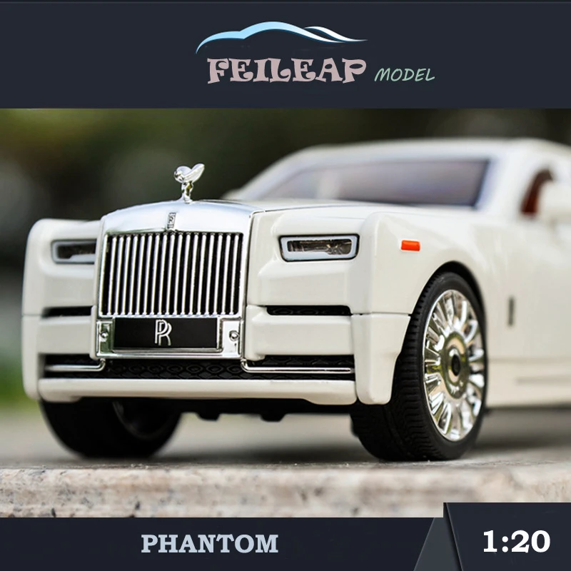 

Большой размер 1/20 Rolls-royce Phantom модель автомобиля из сплава со звуком светильник Pullback Diecast игрушечные автомобили коллективная миниатюрная машинка