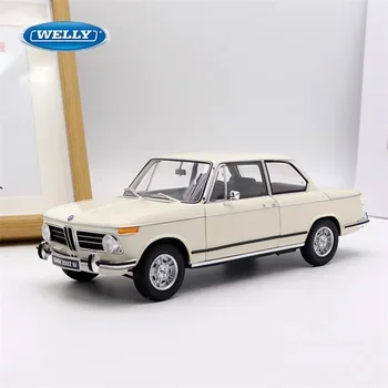 1:24 WELLY BMW 2002 Ti Diecast Alloy Classic Sports Car Model Metal Toy Racing Car Model Simulation Collection Gifts Toys Boys