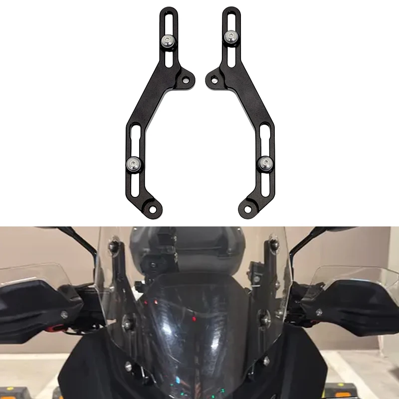 

Для мотоцикла Honda XL750, регулируемый поток воздуха, ветровой кронштейн для лобового стекла Transalp 750 TRANSALP 750 2023 2024, регуляторы ветрового стекла