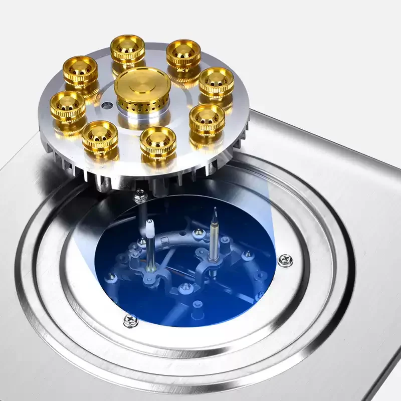 Single Gas Stove Household Desktop Liquefied Gas Natural Gas Embedded Stainless Steel Fierce - Fire Gas Stove
