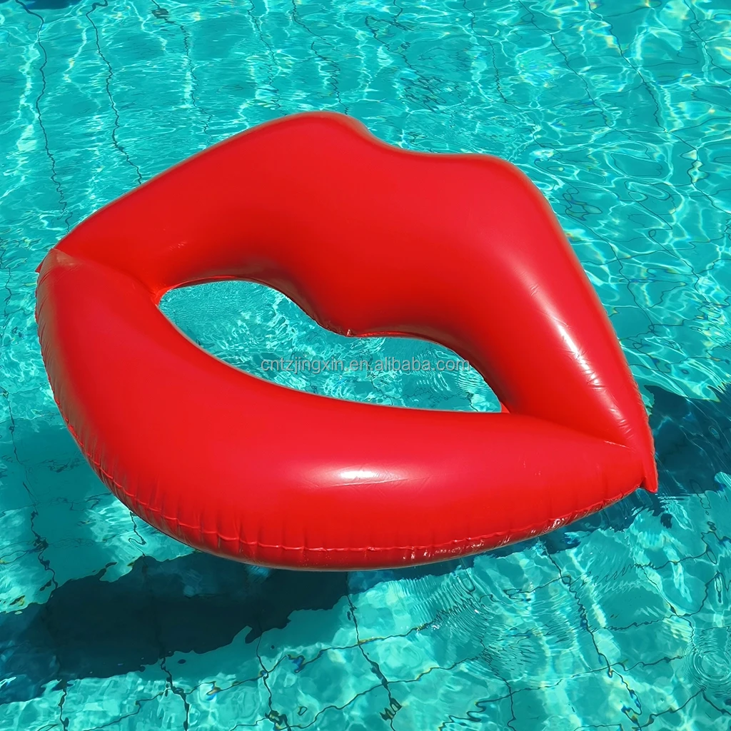 

120cm PVC Inflatable Portable Lounger Swim Ring Pool Float with Novelty Shape for Water Sports Summer Beach Pool Party for Women