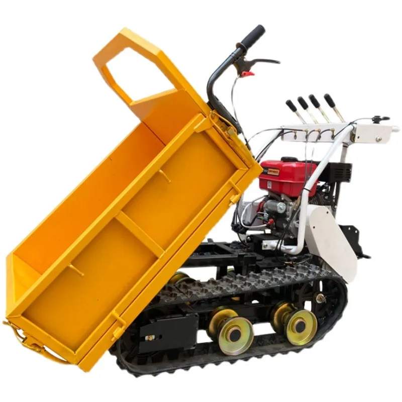 Crawler transport vehicle, small handling vehicle, engineering dump truck