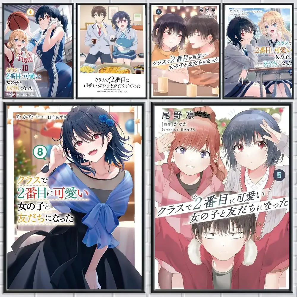 comic I Made Friends with the Second Prettiest Girl in My Class HD Self Adhesive Waterproof Art Print Wall Decor for Bed Living