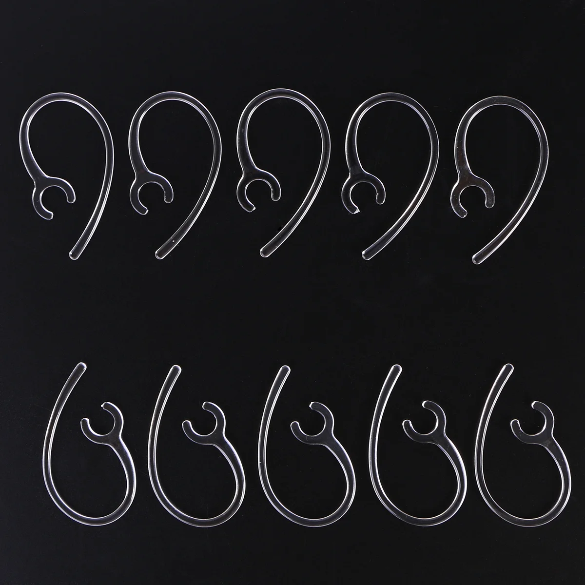 

10 Pcs Universal Small Hanging Clamp Earphone Ear Hook Clip Replacement 85mm(Random Color)