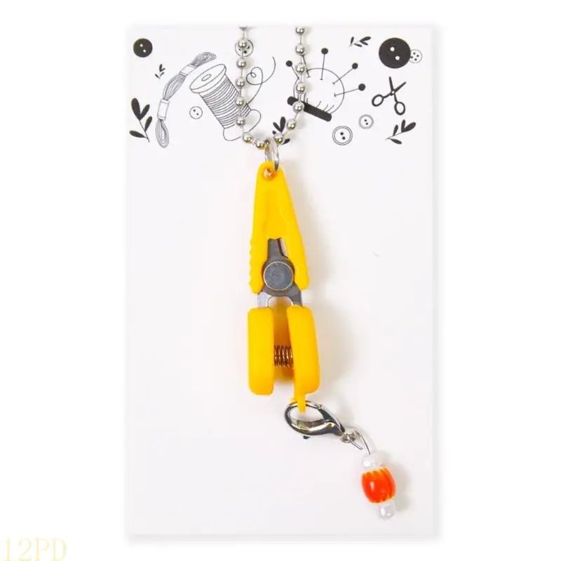 12PD Travel Snips Set with Lanyard & Stitching Markers Small Scissors Sewing Scissors