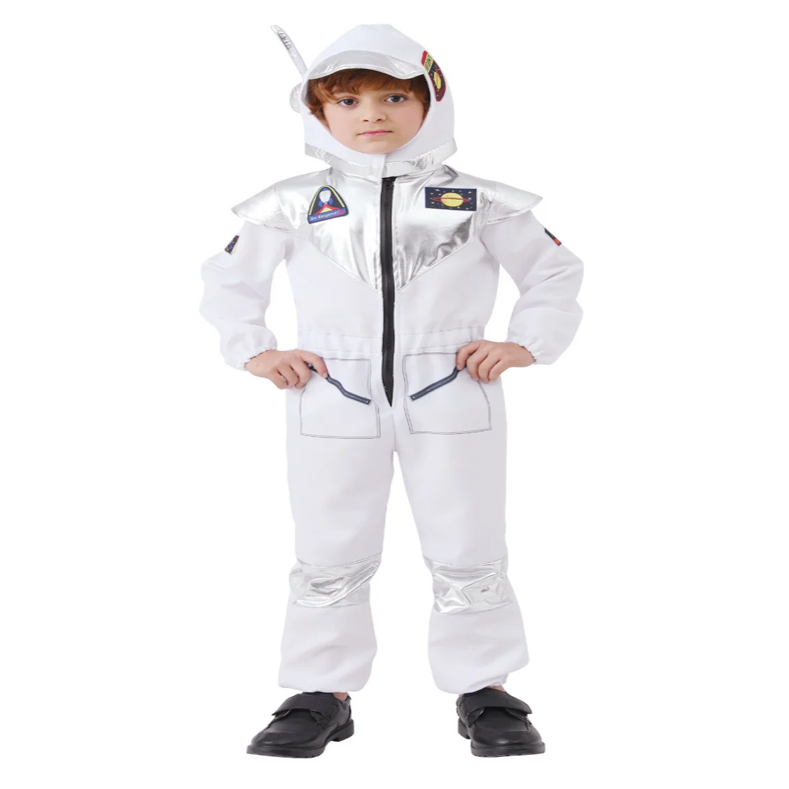 زي رائد فضاء للأطفال لعيد الهالوين، مناسب للعروض المسرحية في الحضانة وحفلات المهرجانات ولعب الأدوار