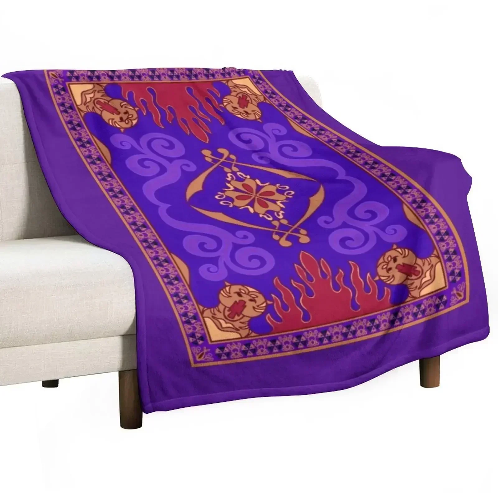 Aladdin 1992 Magic Carpet Throw Blanket Tourist Blanket Fashion Sofa Blankets  blankets for beds  blanket