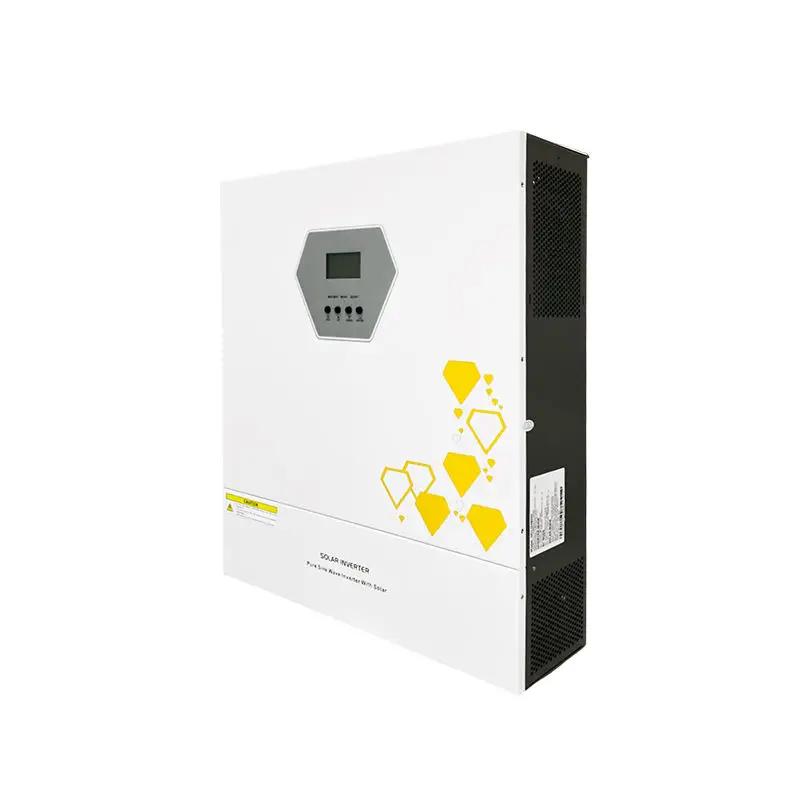 Elege 11KW Pure Sine Wave Solar Hybrid Inverter Built-in MPPT Rechargeable Power Changer with 240VAC Output Hybrid Solar System