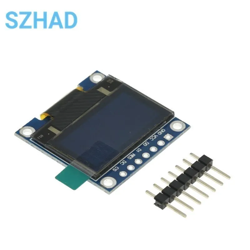 0.96 Inch IIC SPI Serial 7Pin White/Blue/Yellow Blue/Yellow OLED Display Module SSD1306 12864 LCD Screen Board  for Arduino