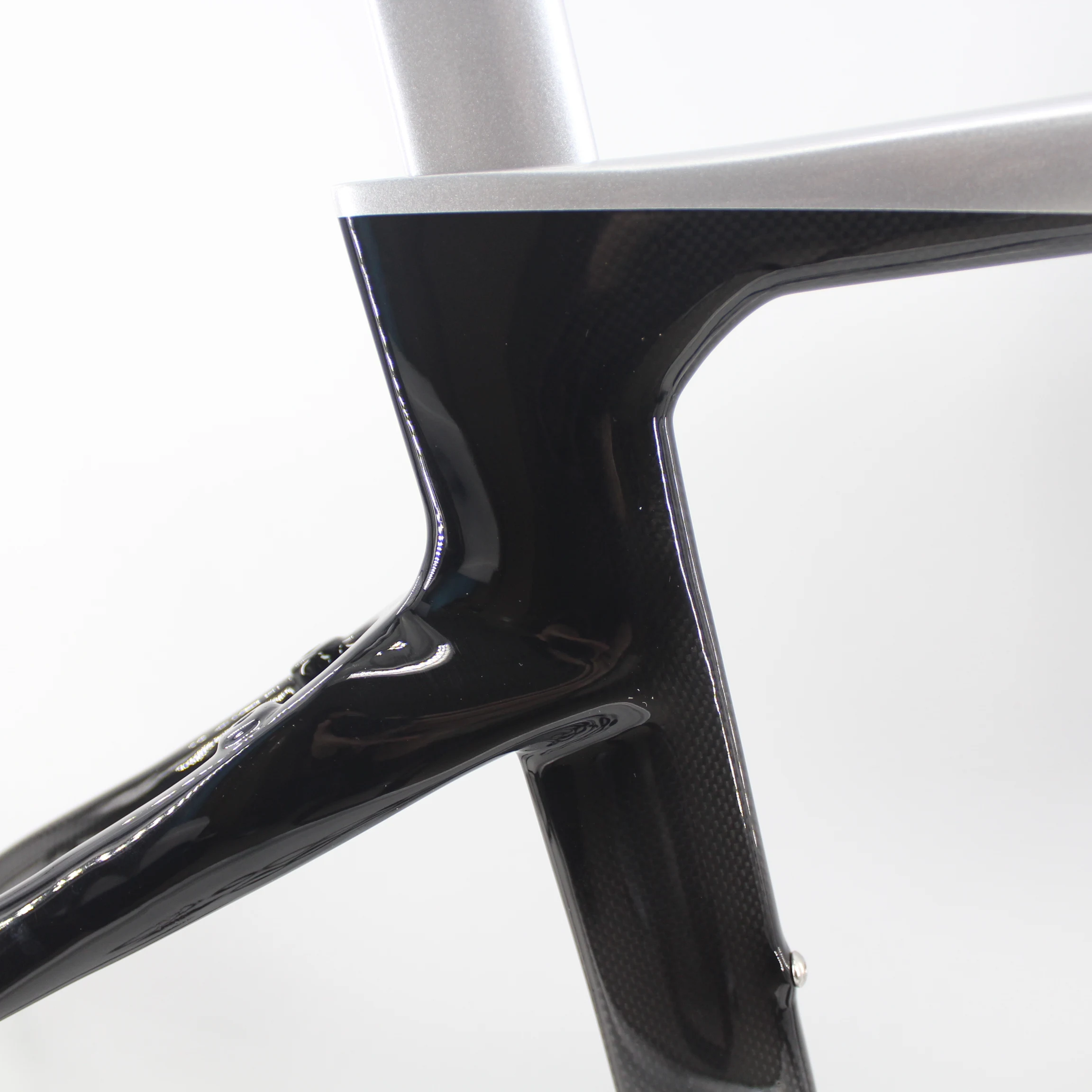 New 700C Fully hidden line Road Bike Glossy Matt 1K Full Carbon Fibre Bicycle Frame carbon V Brake Frame Handlebar Fork lightest
