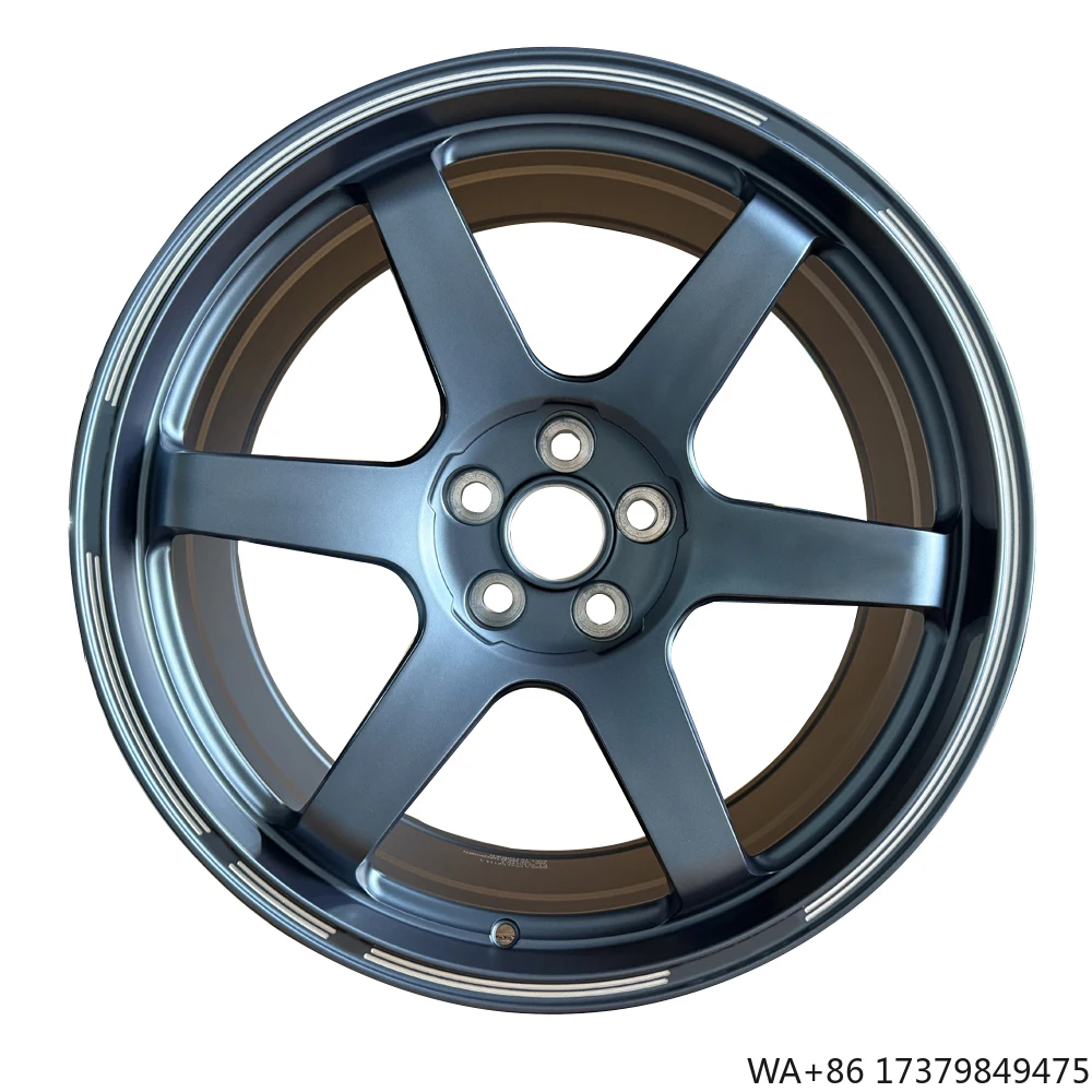ล้อแม็กซ์ Volk Racing Te37 สีเทา Gunmetal Dark ขนาด 18 19 20 21 นิ้ว 5x112 สำหรับรถยนต์ BMW X4 G02