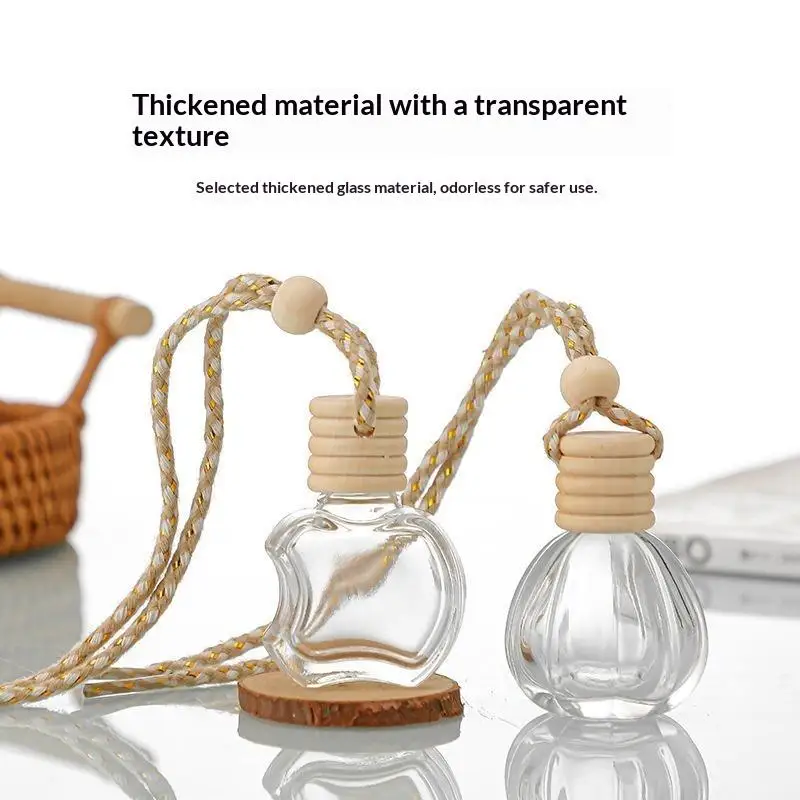 Car Diffuser Bottle Hanging Car Air Freshener Empty Air Freshener Car Perfume Diffuser Refillable Perfume Bottle(10ml)