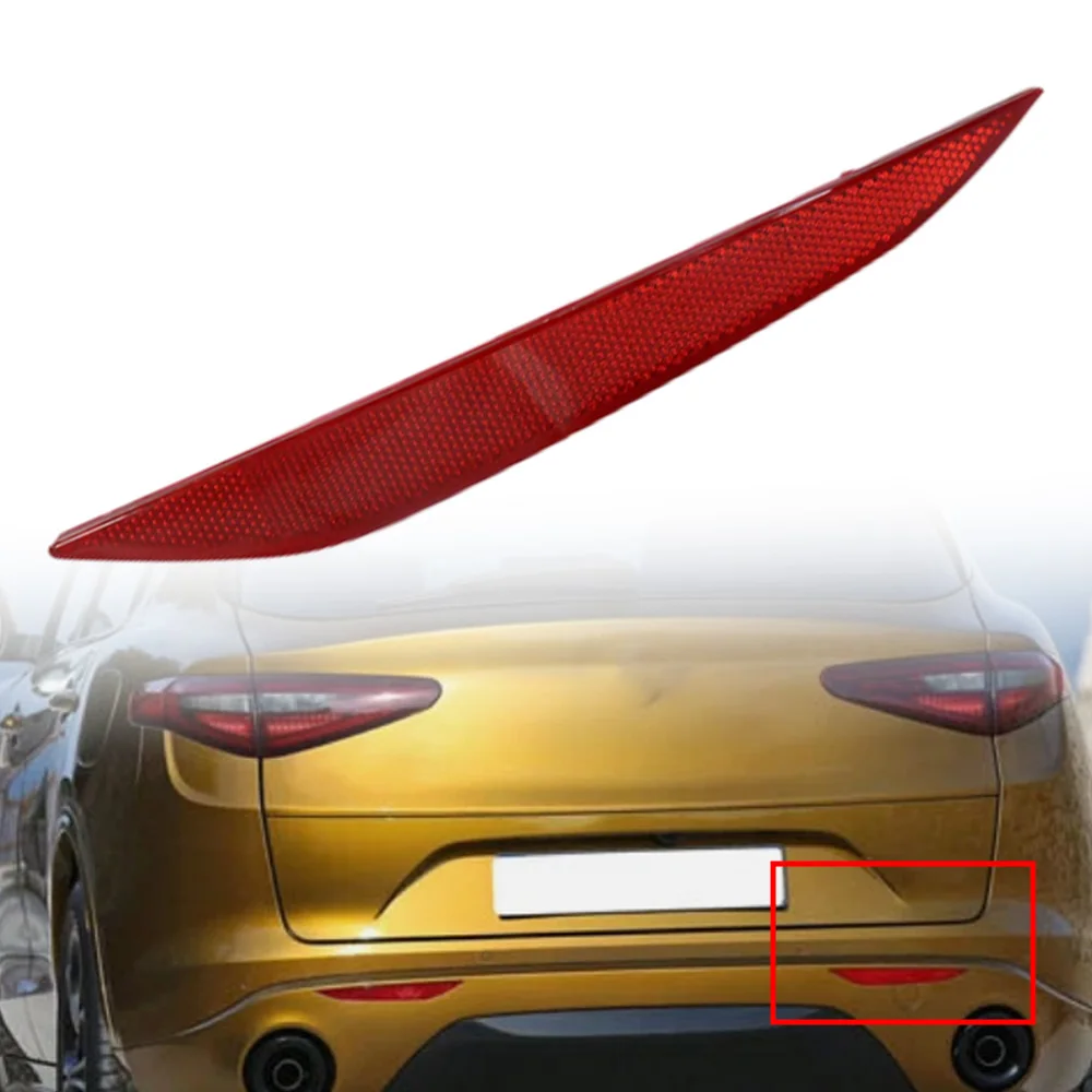 

For Alfa Romeo Stelvio 2017 2018 2019 2020 2021 2022 Rear Left Right Bumper Reflector Light Tail Lamp 50553181 50553182