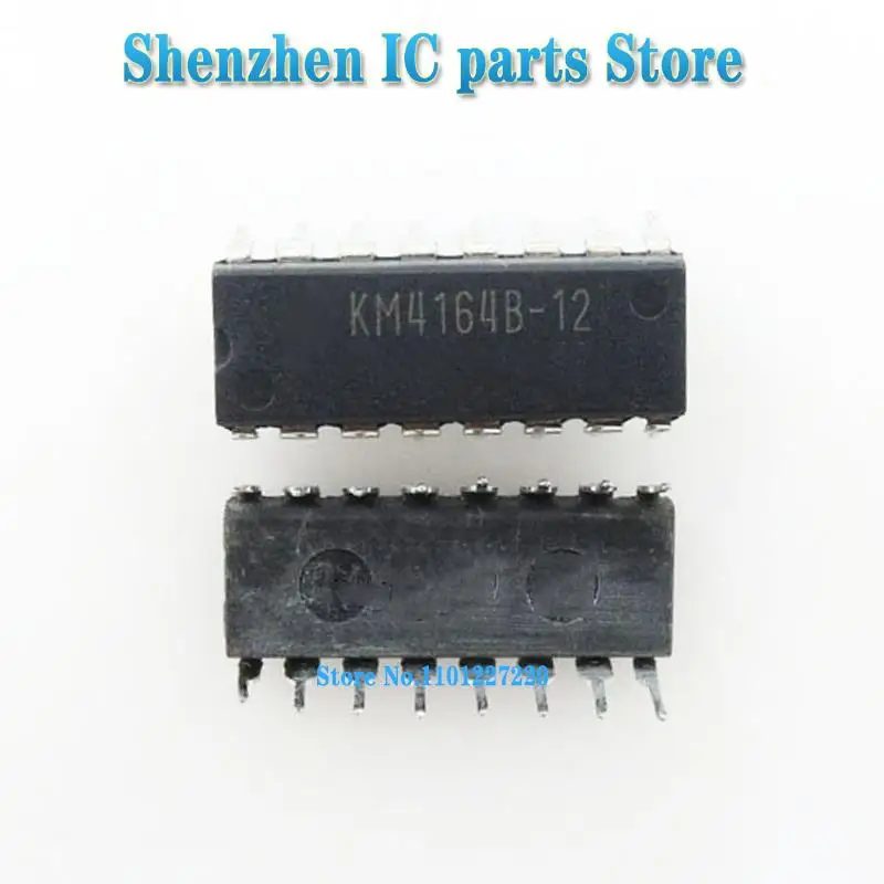 10pcs/lot KM4164B-15 KM4164B-12 KM4164B-10 KM4164B DIP-16 In Stock