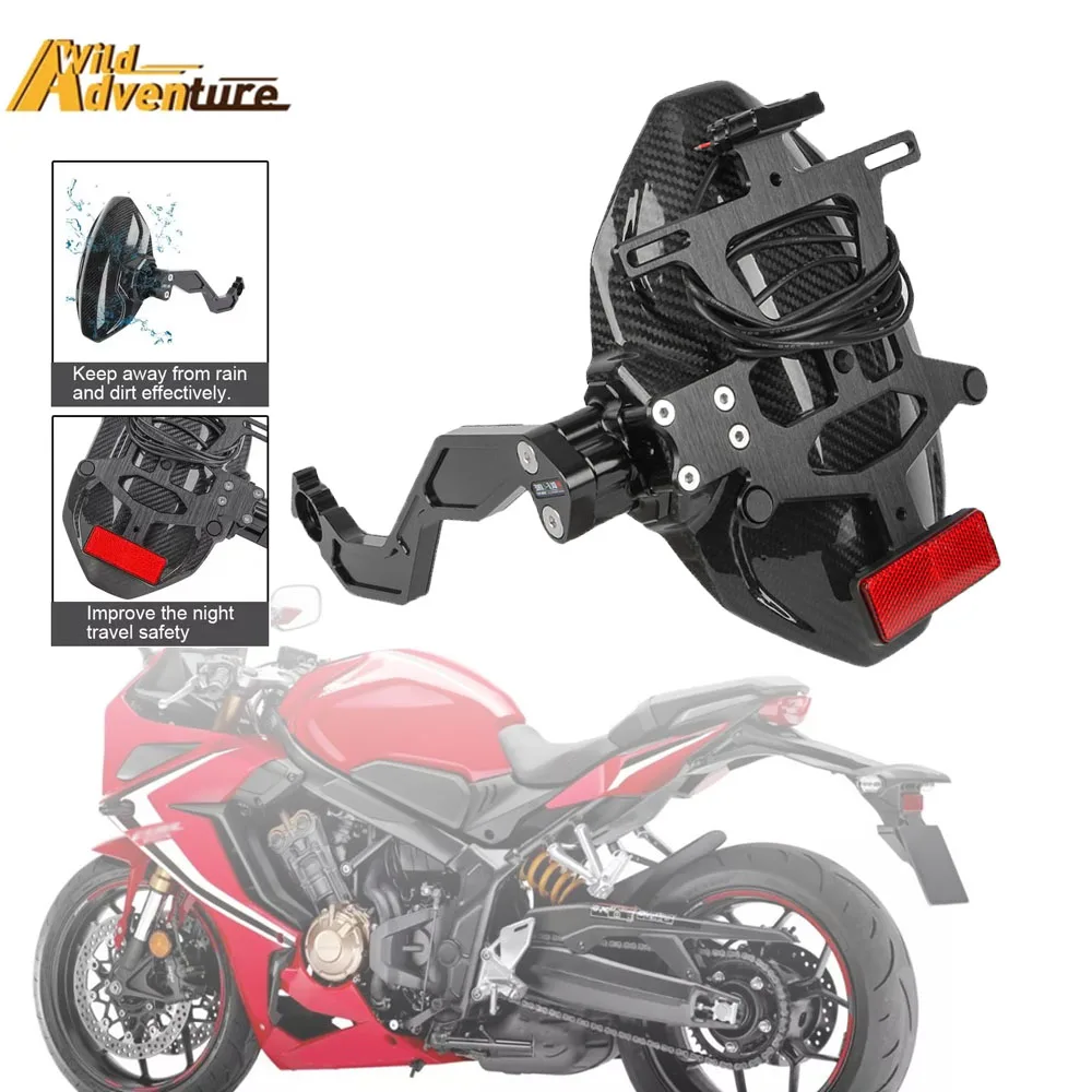 

Universal Extender For Motorcycle Mudguards Rear Fender Splash Guard Extension For Honda CB650R CBR650R 2019 2020 Accessories