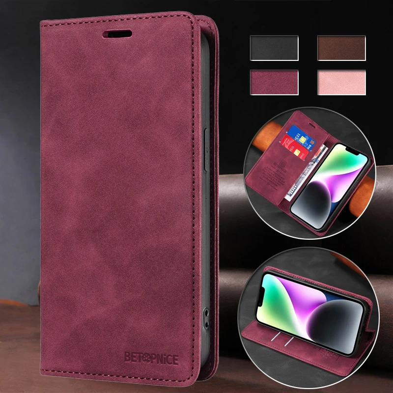 Anti-theft Leather Wallet Phone Case For OnePlus 15 15R 15T 
