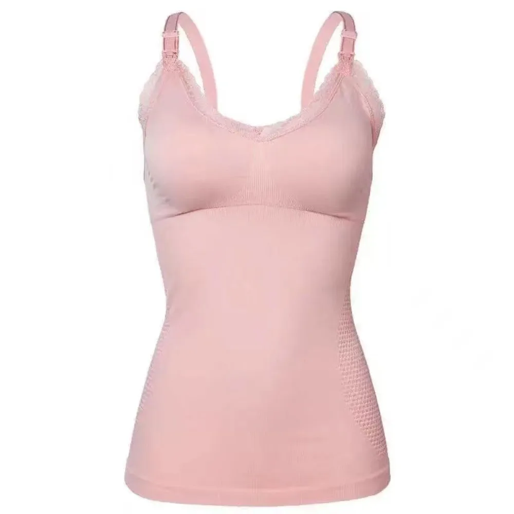 

Breathable Pregnant Women's Camisole Soft Large Size Breastfeeding Camisoles Nursing Vest Comfortable Maternity Underwear