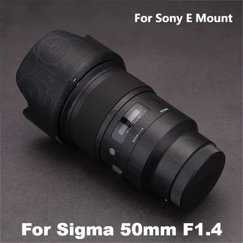 

For Sigma 50mm F1.4 DG HSM Art (For Sony E Mount) Anti-Scratch Camera Lens Sticker Coat Wrap Protective Film Body Protector Skin