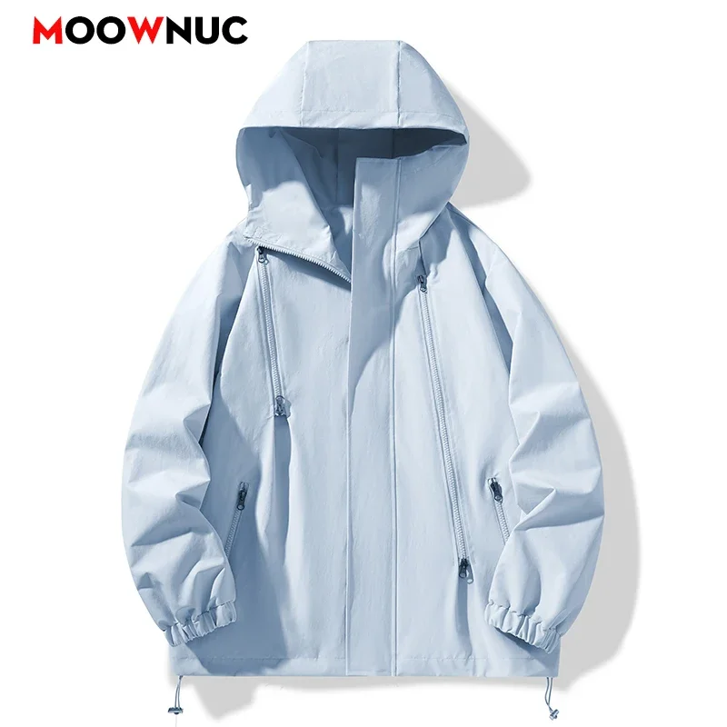 

Windbreaker Men's Clothing Casual Coats Jackets Male Men's Blazers Outerwear Men's Fashion Leisure Menswear Elegant Camping
