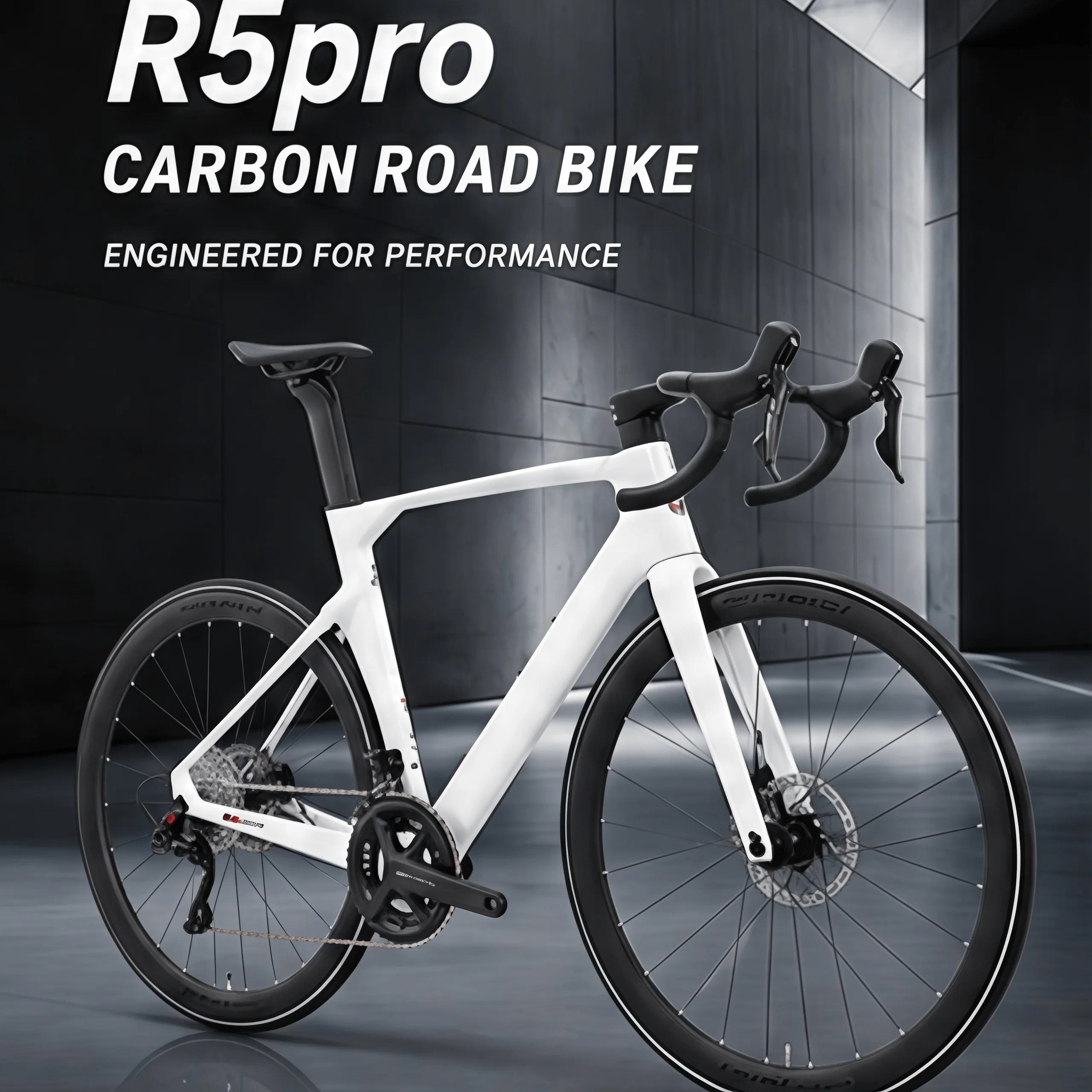 

24 Speed Gear Hydraulic Disc Brake Carbon Fiber Hardtail Frame Racing Road Bike Alloy Wheel 700C Fat Tyre Cycling Bicycle