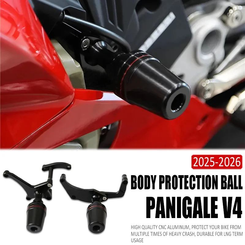 

New Motorcycle Falling Protection Frame Slider Fairing Guard Anti Crash Pad Protector Fit For PANIGALE V4 Panigale V4S 2025 2026