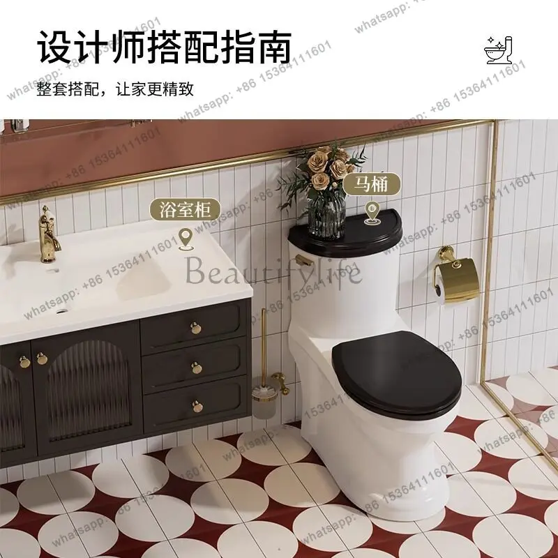 French retro ordinary toilet siphon type personalized creative European toilet
