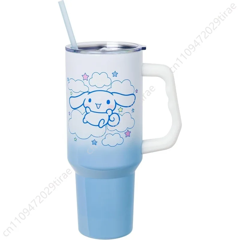 

Sanrio Hello Kitty and Friends Featuring Cinnamoroll in Stars and Clouds Double Walled Stainless Steel Tumbler wi