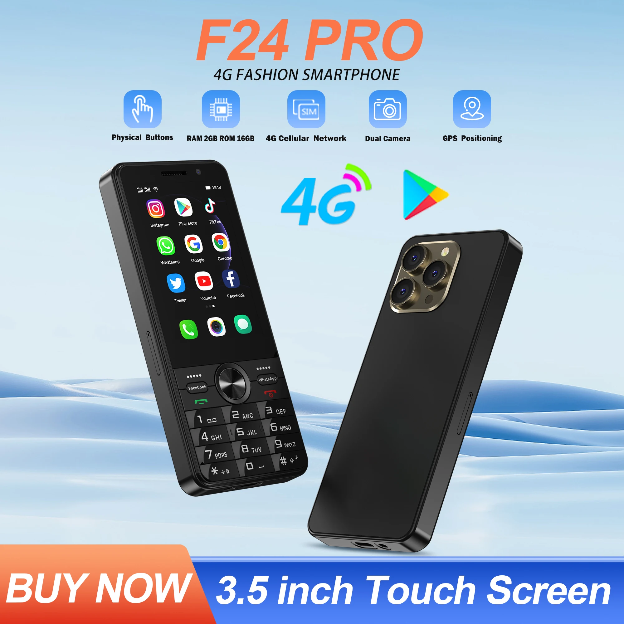 SERVO 4G LTE Smartphone Android OS 3.5