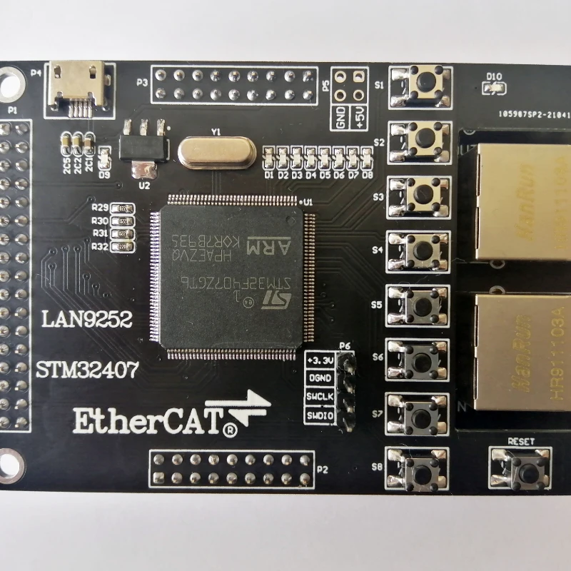 

Lan9252, Slave Station, Development Board, Ethernet Cat Slave Station 16io Cia402