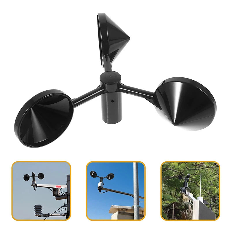 Anemometer Wind-Speed Monitoring Sensor Wind 3-Cup Wind Sensor Wind Speed Wind Direction Sensor Anemometer Supply