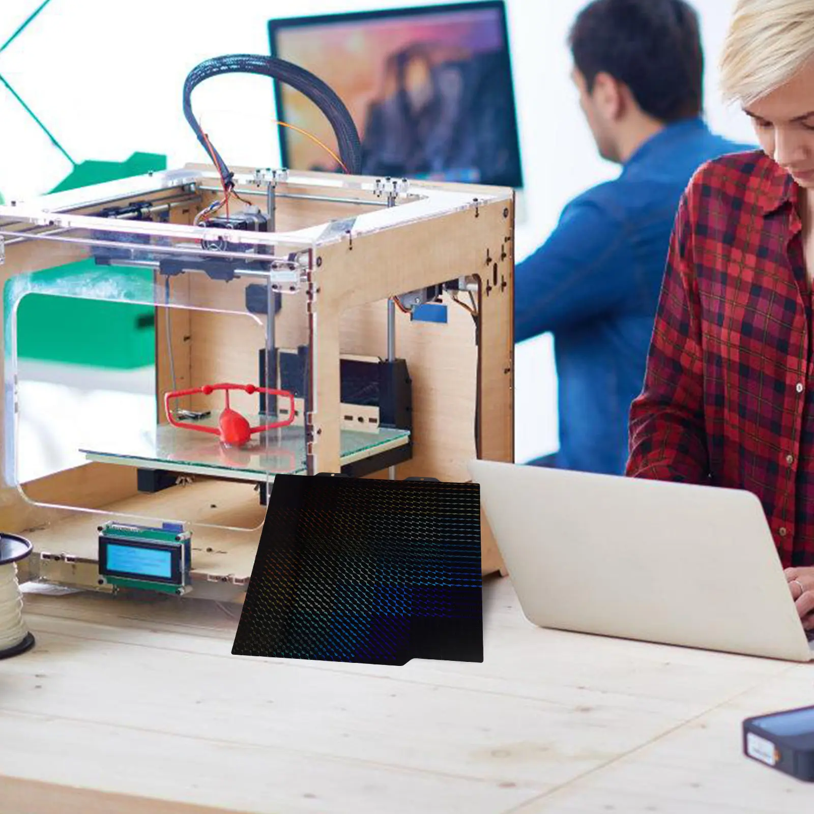 

Платформа для 3D-принтера из пружинной стали, двусторонняя, совместимая с Kingroon KP3S, повышенная стабильность, высокая точность