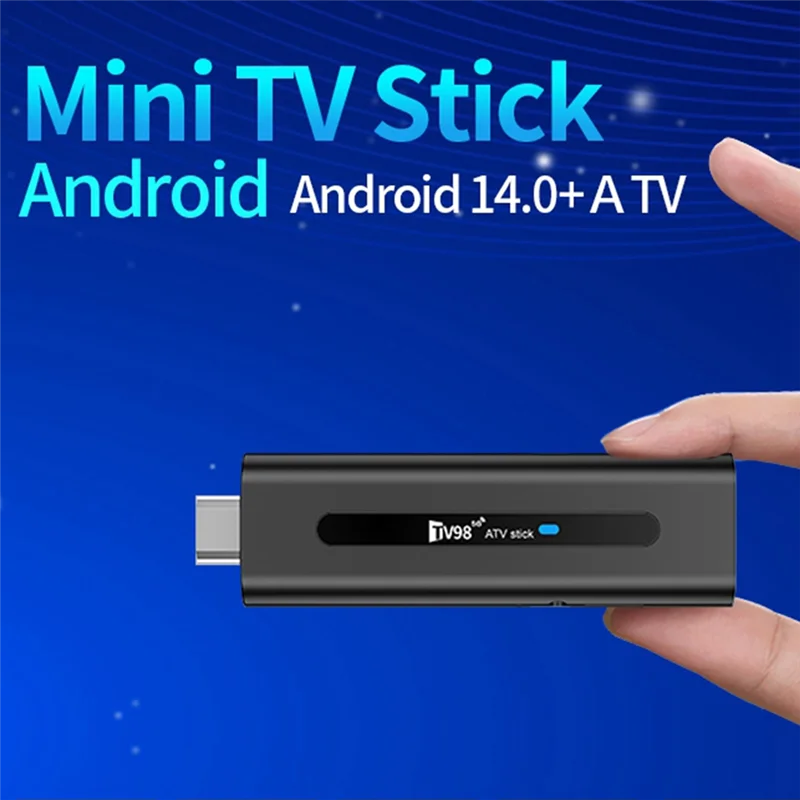 

【Flash Sale】TV98 PRO ATV Android 13 8K Set Top Box TV BOX H313 Dual Band WIFI Voice Remote Control TV BOX,2+16G