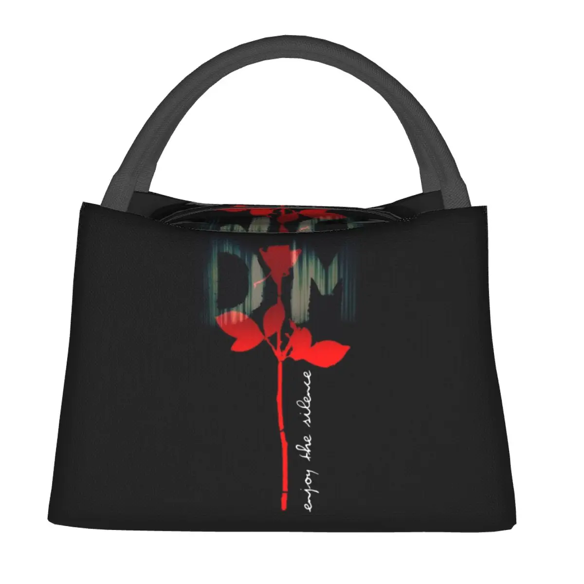 Electronic Rock Depeche Cool Mode Insulated Lunch Bag for Women Children Leakproof Food Boxes Thermal Lunch Box Tote